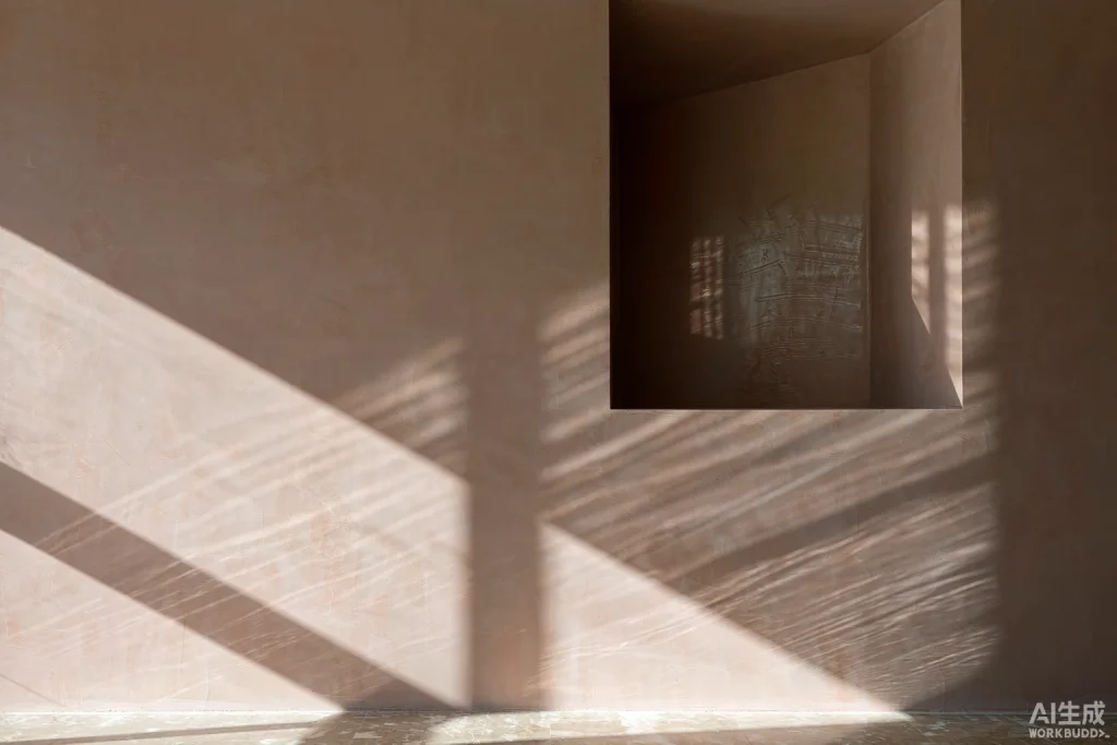 Editorial image — Pink plaster interiors reported as a 2026 wall finish trend