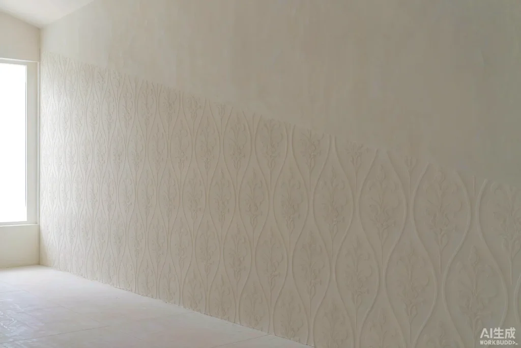 Editorial image — Interior wall texture paint report focuses on technological change